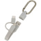 Fold 3-in-1 Ladekabel mit Karabiner - Topgiving