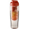 H2O Tempo 700 ml Sportflasche mit Klappdeckel und Infusor - Topgiving