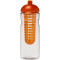 H2O Base 650 ml Sportflasche mit Stülpdeckel und Infusor - Topgiving