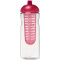 H2O Base 650 ml Sportflasche mit Stülpdeckel und Infusor - Topgiving