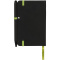 Noir Edge A6 Notizbuch mit farbigem Rand - Topgiving