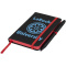 Noir Edge A6 Notizbuch mit farbigem Rand - Topgiving