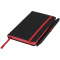 Noir Edge A6 Notizbuch mit farbigem Rand - Topgiving