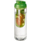 H2O Vibe 850 ml Flasche mit Klappdeckel und Infusor - Topgiving