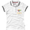 Deuce Poloshirt mit weißem Rand für Damen - Topgiving