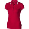 Deuce Poloshirt mit weißem Rand für Damen - Topgiving