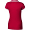 Deuce Poloshirt mit weißem Rand für Damen - Topgiving