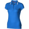 Deuce Poloshirt mit weißem Rand für Damen - Topgiving