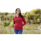 Open kapuzensweatjacke für damen - Topgiving