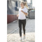 Amery V-Ausschnitt T-Shirt cool fit für Damen - Topgiving