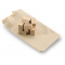 Holzpuzzle im Baumwollbeutel - Topgiving