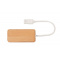 3 Port 2.0 USB Hub Bambus - Topgiving