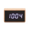 LED Tisch Uhr Bambus - Topgiving