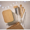 Lunchbox Glas mit Bambus - Topgiving