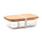 Lunchbox Glas mit Bambus - Topgiving
