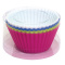 Backförmchen-set cupcake: 4 verschiedenfarbige backformen - Topgiving