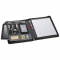 A4 schreibmappe aus kunstleder mit integrierter powerbank - Topgiving