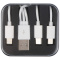 Kunststoffbox mit 3 in 1 usb-ladekabel - Topgiving