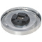 Wanduhr aus metall mit hygro - und thermometer - Topgiving