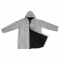 Zweifarbige phthalatfreie wende-regenjacke aus pvc - Topgiving