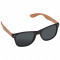 Sonnenbrille mit bügeln in bambusoptik, uv 400 schutz - Topgiving