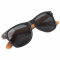 Sonnenbrille mit bügeln in bambusoptik, uv 400 schutz - Topgiving