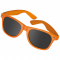 Sonnenbrille aus kunststoff im nerdlook, uv 400 schutz - Topgiving
