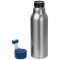 Trinkflasche aus aluminium mit silikondeckel, 600 ml - Topgiving