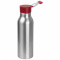 Trinkflasche aus aluminium mit silikondeckel, 600 ml - Topgiving