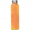 Trinkflasche transparent mit grauem deckel - Topgiving