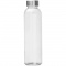 Trinkflasche transparent mit grauem deckel - Topgiving