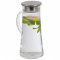 Glaskaraffe mit deckel aus edelstahl, 1.400 ml - Topgiving