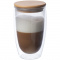 Doppelwandiges glas mit einem füllvermögen von 500 ml - Topgiving