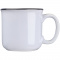 Tasse aus keramik mit schwarzem rand - Topgiving