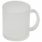 Kaffeetasse weiß gefrostet, 300 ml - Topgiving
