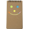 Notizbuch 'happy face' aus karton - Topgiving