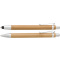 Kugelschreiber-set 'bamboo' aus bambus - Topgiving