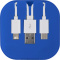 Ladekabel-set 'donau' aus kunststoff - Topgiving