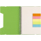 Notizbuch 'lineal' aus kunststoff - Topgiving