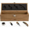 Wein-geschenkset  'syrah' aus bambus - Topgiving
