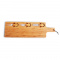 Senza bamboo tapas plate with knifes - Topgiving