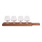 Senza taster plate with 4 glasses - Topgiving