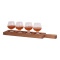 Senza taster plate with 4 glasses - Topgiving