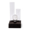 Senza led table lamp with two glass vases - Topgiving