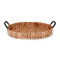 Senza oval hyacinth tray with handles small - Topgiving