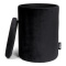 Senza velvet storage pouffe - Topgiving