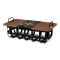 Senza metal & wood bread basket - Topgiving
