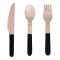 Senza wooden cutlery set of 12 pcs - Topgiving