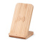 Brainz wireless charger stand bamboo - Topgiving