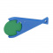 Chiphalter mit 1 euro chip piranha - Topgiving